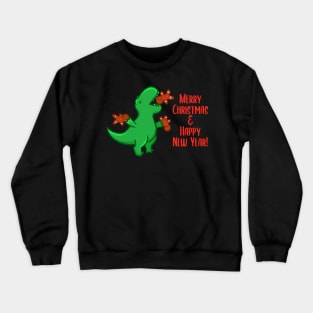 T-rex eating gingerbread men Crewneck Sweatshirt